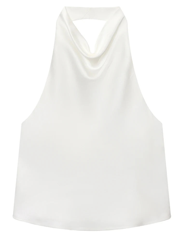 Top Corset Satin Halter Luxe
