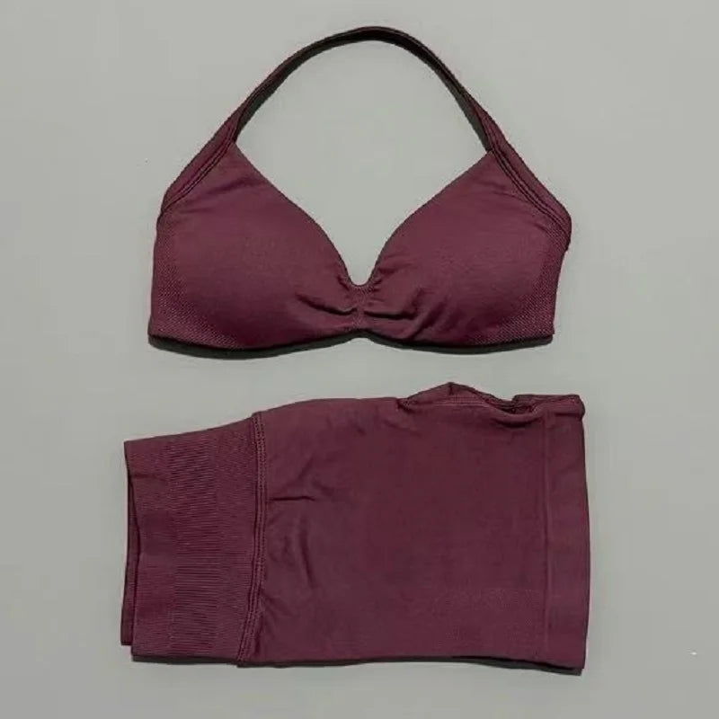 Conjunto Deportivo Tirantes Sin Costuras 2 Piezas