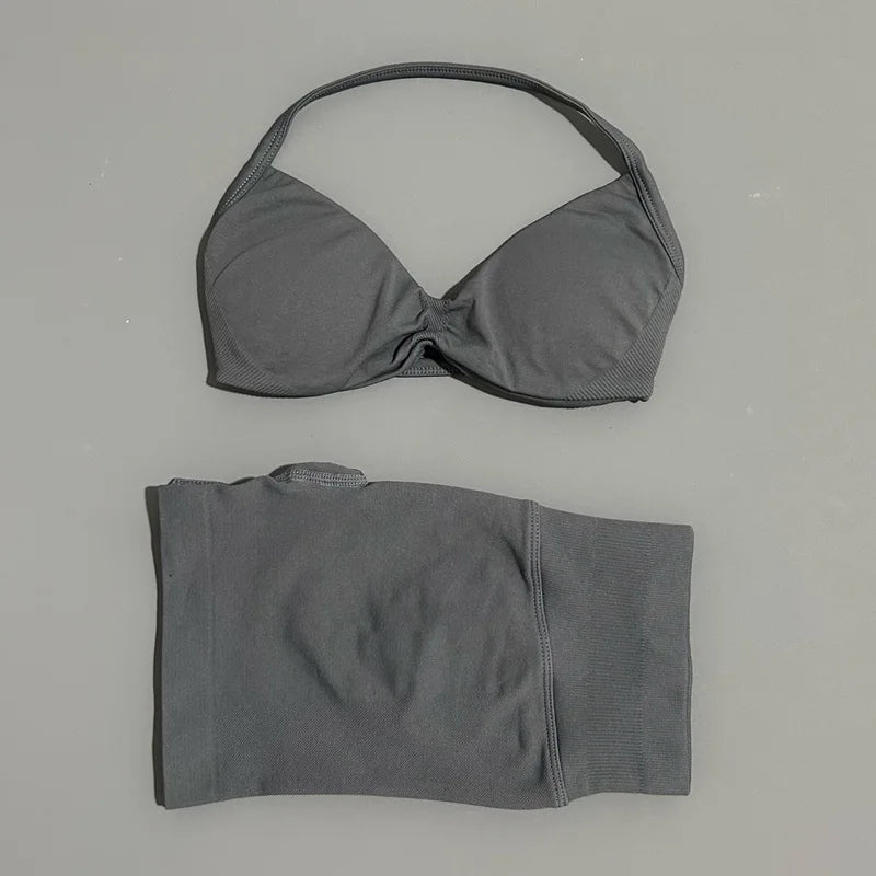 Conjunto Deportivo Tirantes Sin Costuras 2 Piezas