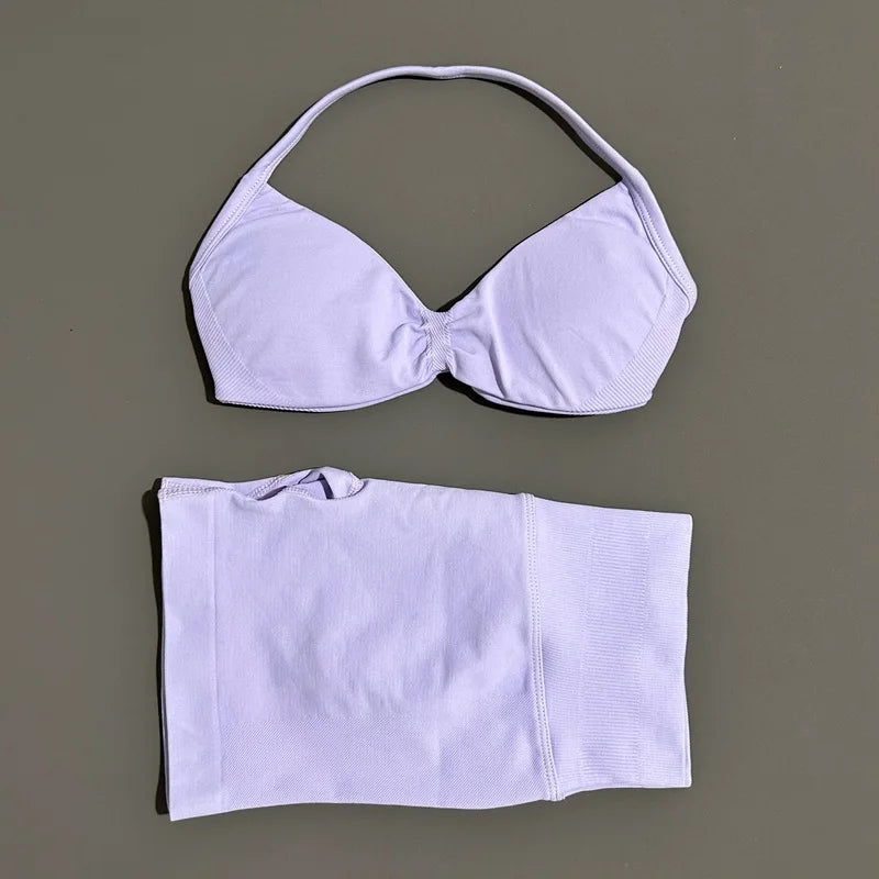 Conjunto Deportivo Tirantes Sin Costuras 2 Piezas