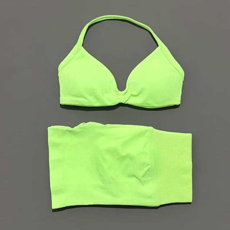 Conjunto Deportivo Tirantes Sin Costuras 2 Piezas