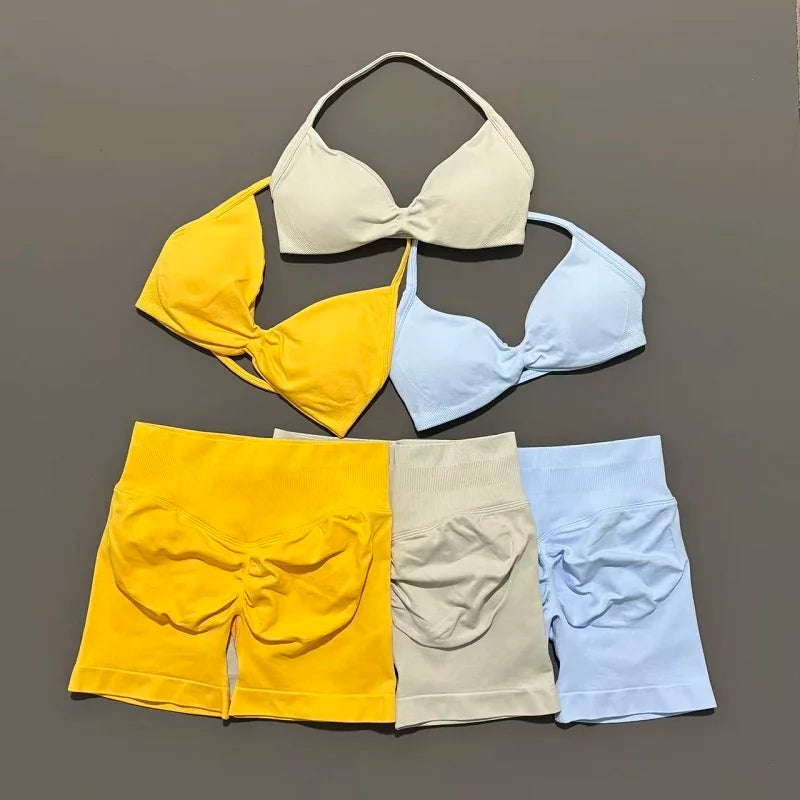 Conjunto Deportivo Tirantes Sin Costuras 2 Piezas