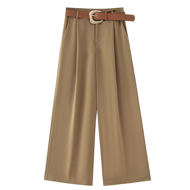 Pantalón Satin Belt Luxe