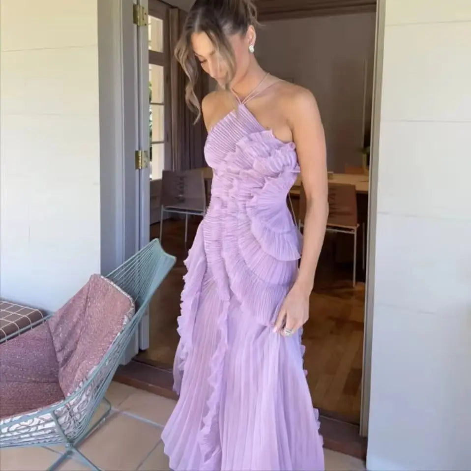 Vestido Aura Plisado