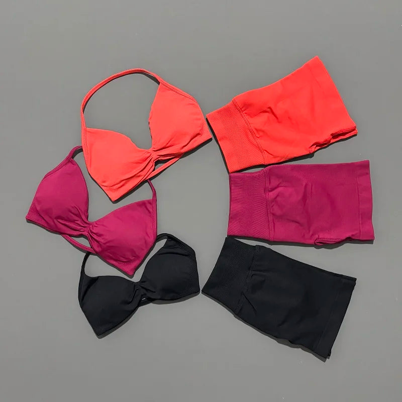 Conjunto Deportivo Tirantes Sin Costuras 2 Piezas