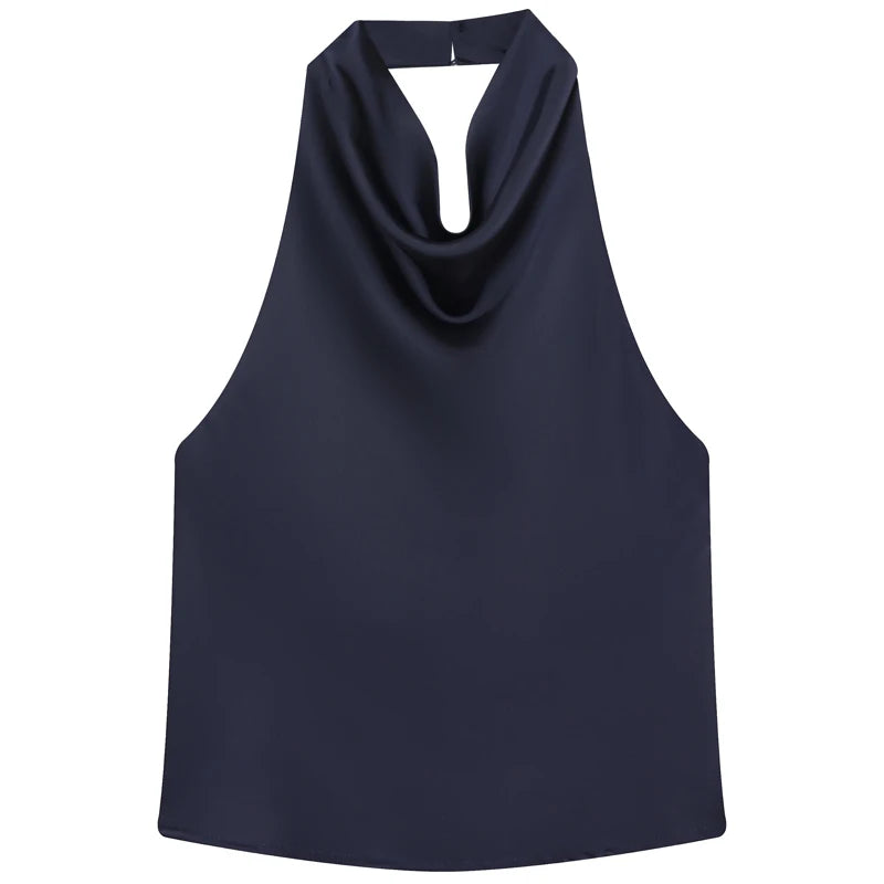 Top Corset Satin Halter Luxe
