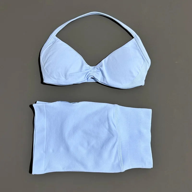 Conjunto Deportivo Tirantes Sin Costuras 2 Piezas