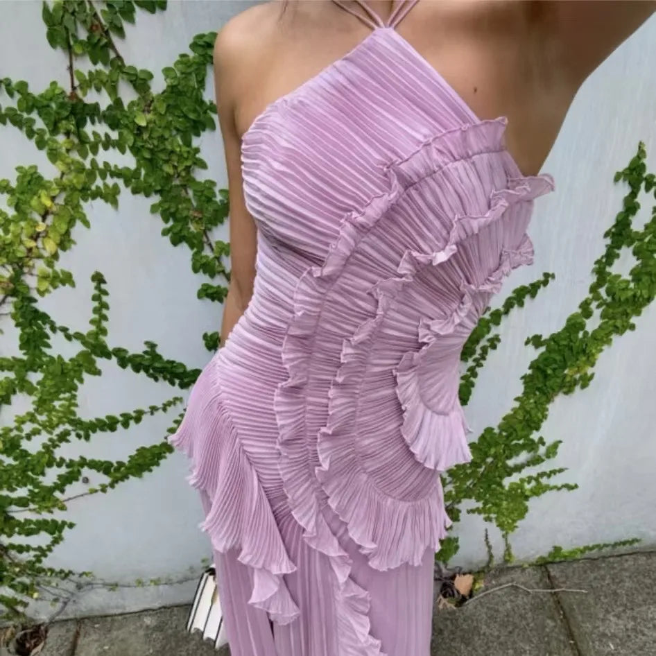 Vestido Aura Plisado