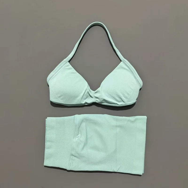 Conjunto Deportivo Tirantes Sin Costuras 2 Piezas