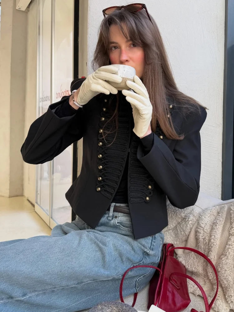 Chaqueta Napoleon Crop Élite