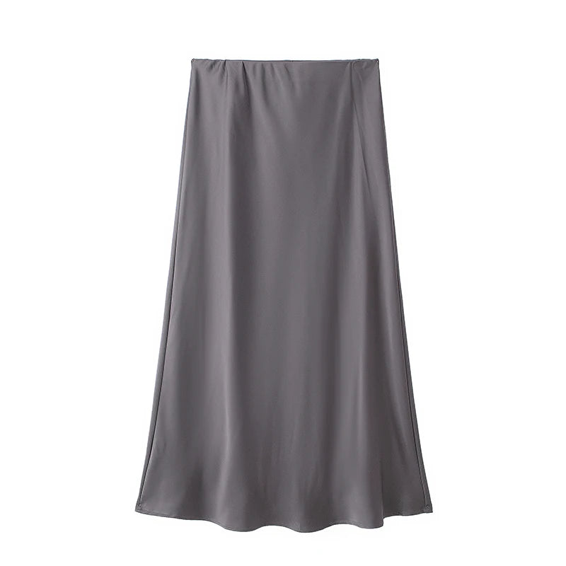 Falda Satin Élite Noir