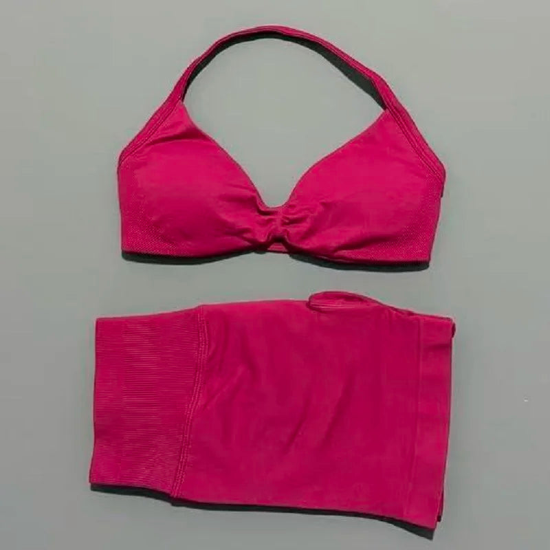 Conjunto Deportivo Tirantes Sin Costuras 2 Piezas
