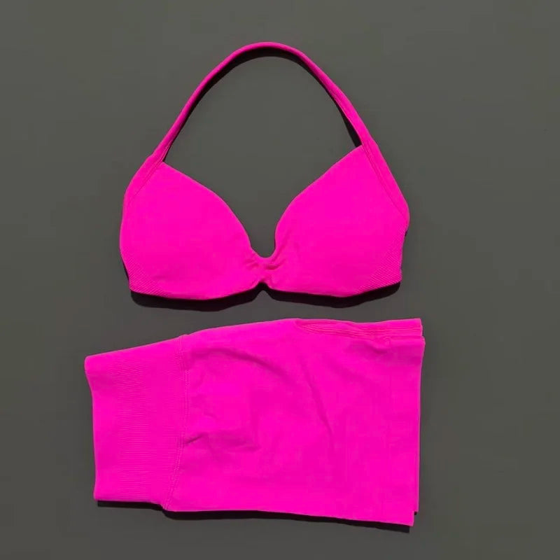 Conjunto Deportivo Tirantes Sin Costuras 2 Piezas