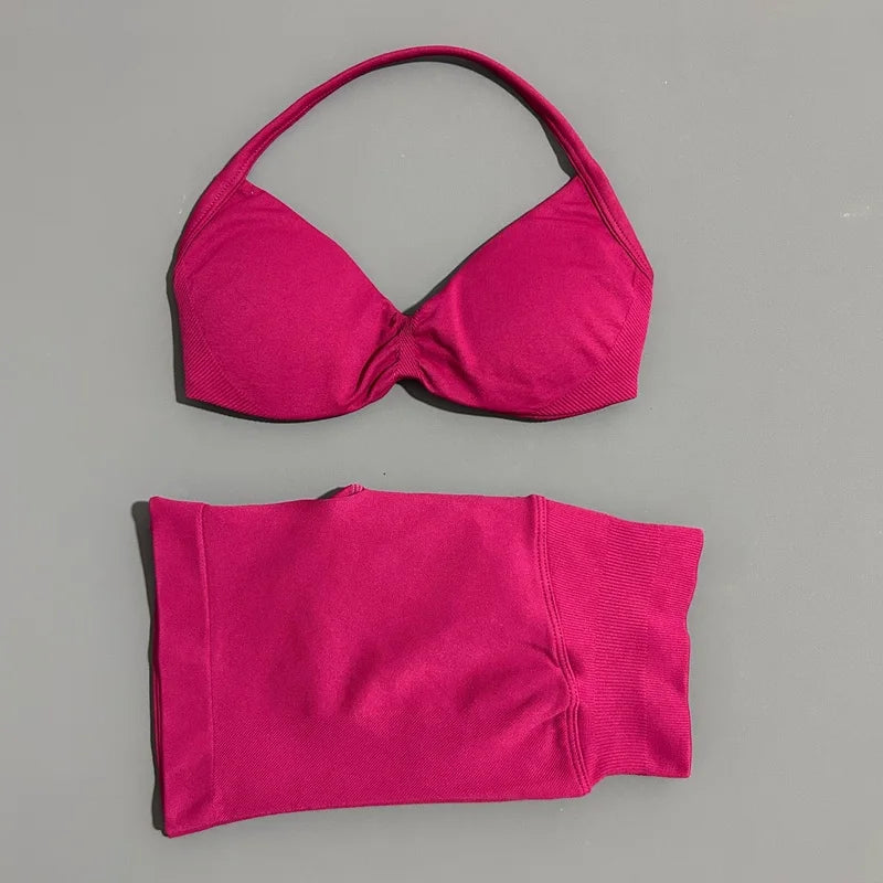 Conjunto Deportivo Tirantes Sin Costuras 2 Piezas
