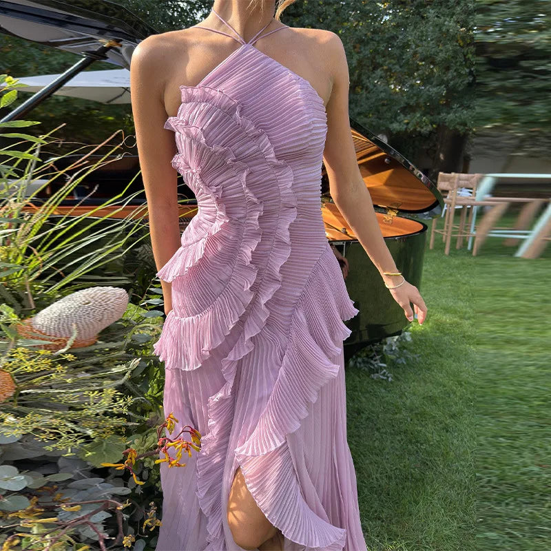 Vestido Aura Plisado