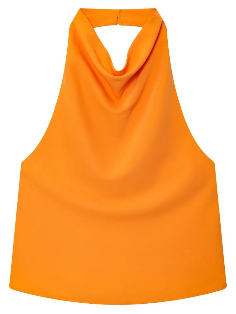 Top Corset Satin Halter Luxe