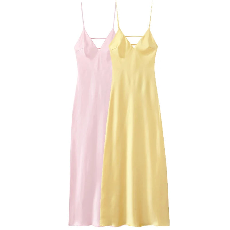 Vestido Satin V Élite