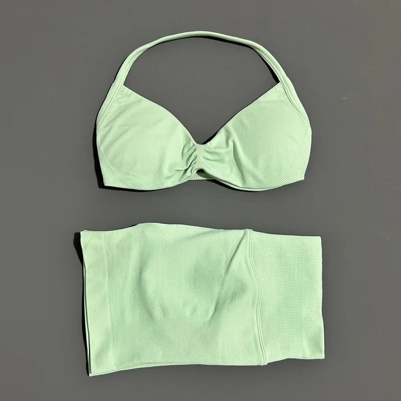 Conjunto Deportivo Tirantes Sin Costuras 2 Piezas