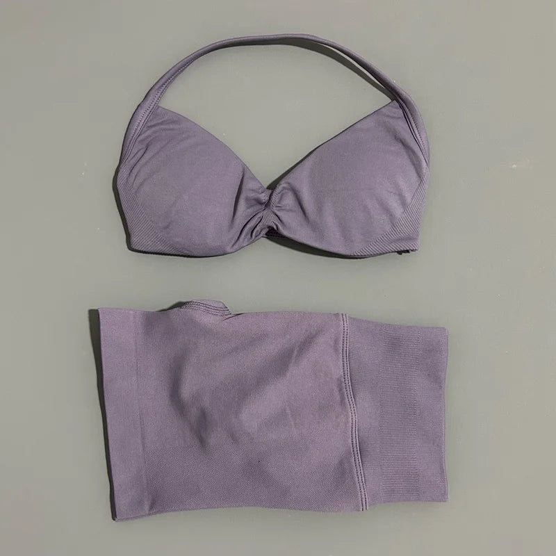 Conjunto Deportivo Tirantes Sin Costuras 2 Piezas