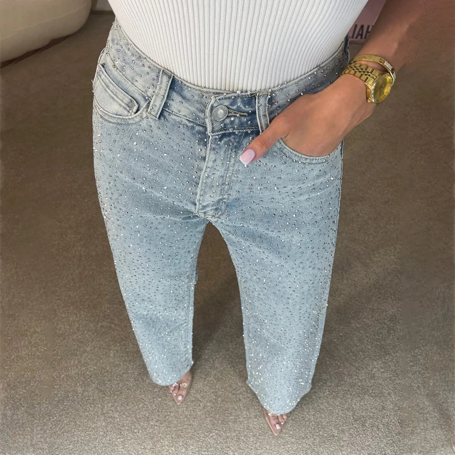 Vaquero Rhinestone Vintage Straight
