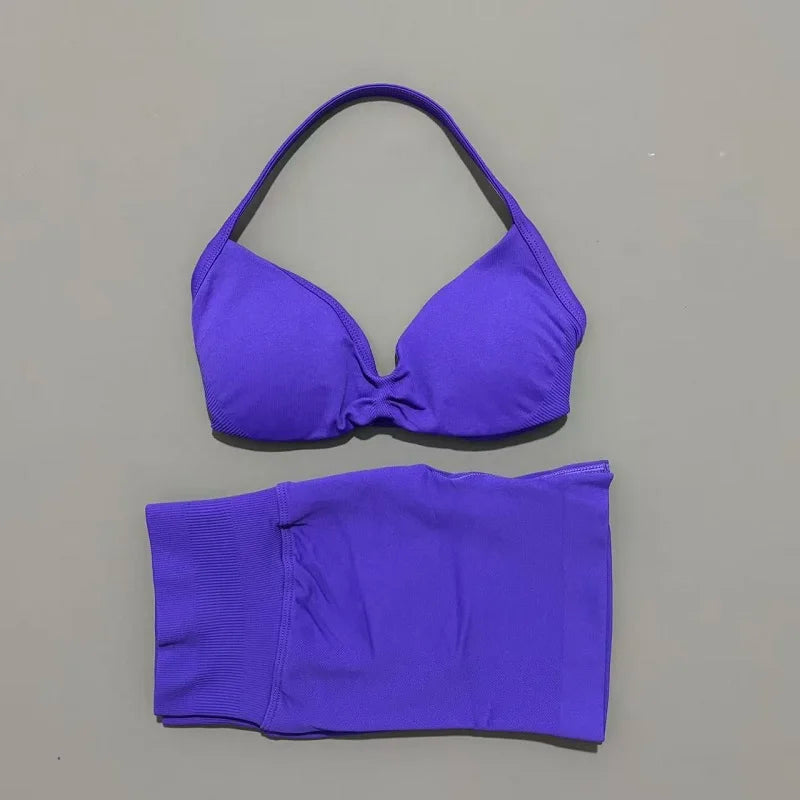 Conjunto Deportivo Tirantes Sin Costuras 2 Piezas