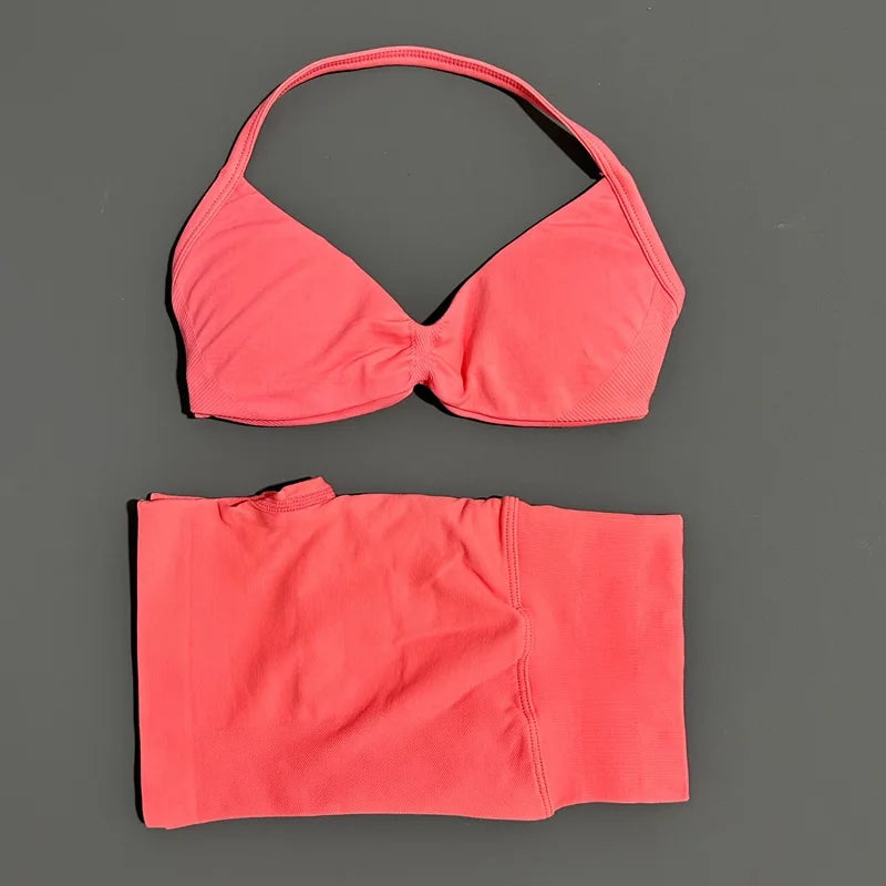 Conjunto Deportivo Tirantes Sin Costuras 2 Piezas