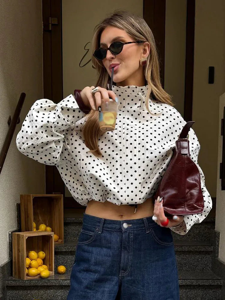 Chaqueta Polka Zip Élite