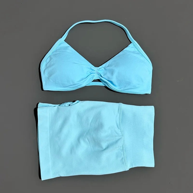 Conjunto Deportivo Tirantes Sin Costuras 2 Piezas