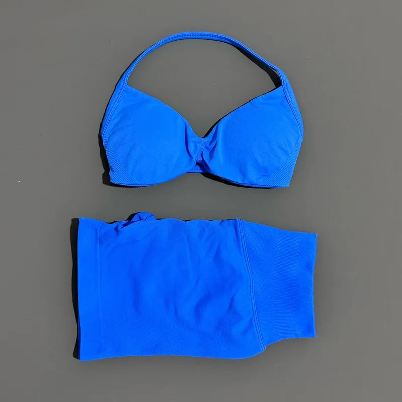 Conjunto Deportivo Tirantes Sin Costuras 2 Piezas