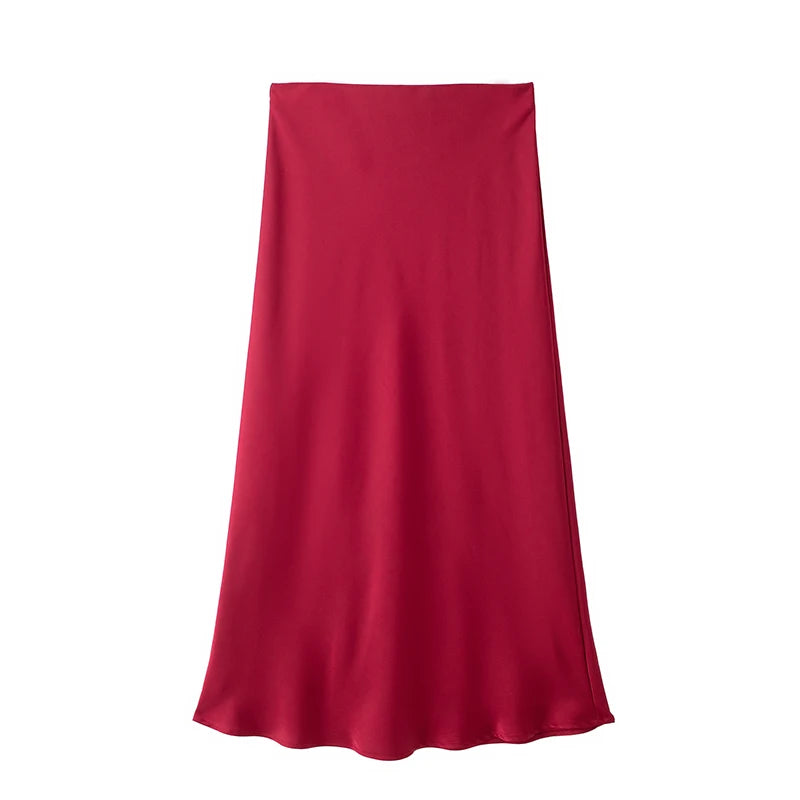 Falda Satin Élite Noir