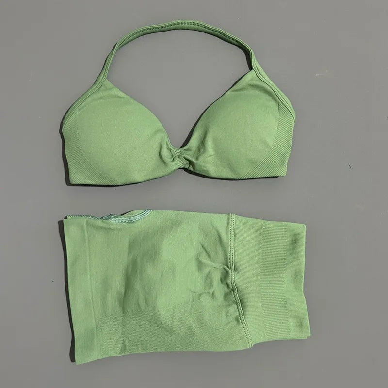 Conjunto Deportivo Tirantes Sin Costuras 2 Piezas