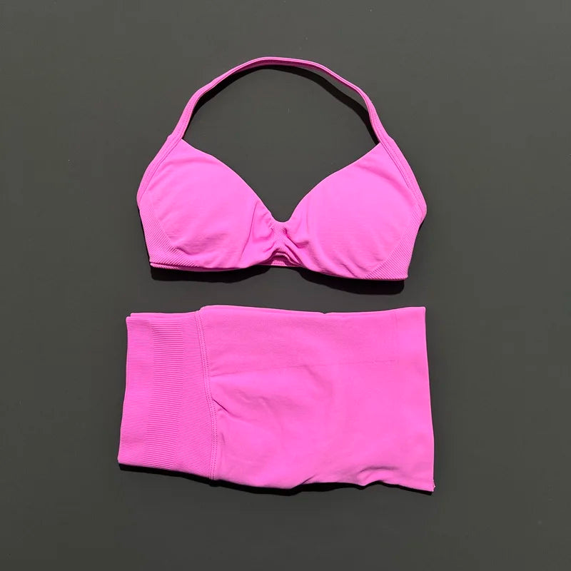 Conjunto Deportivo Tirantes Sin Costuras 2 Piezas