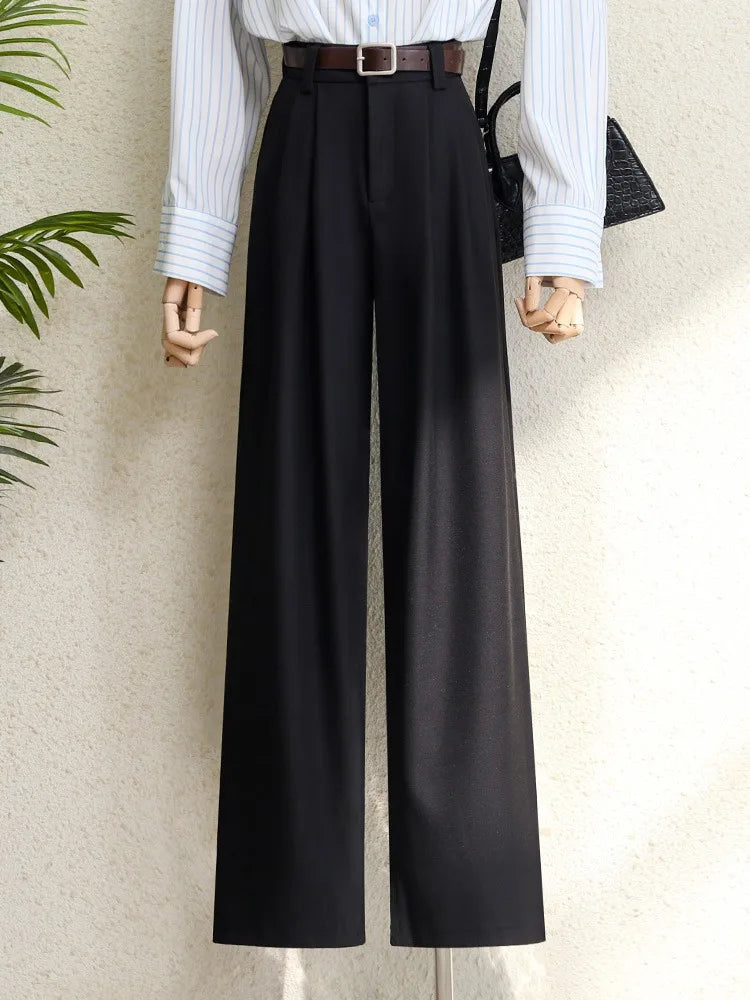 Pantalón Burgundy Wide Elegance
