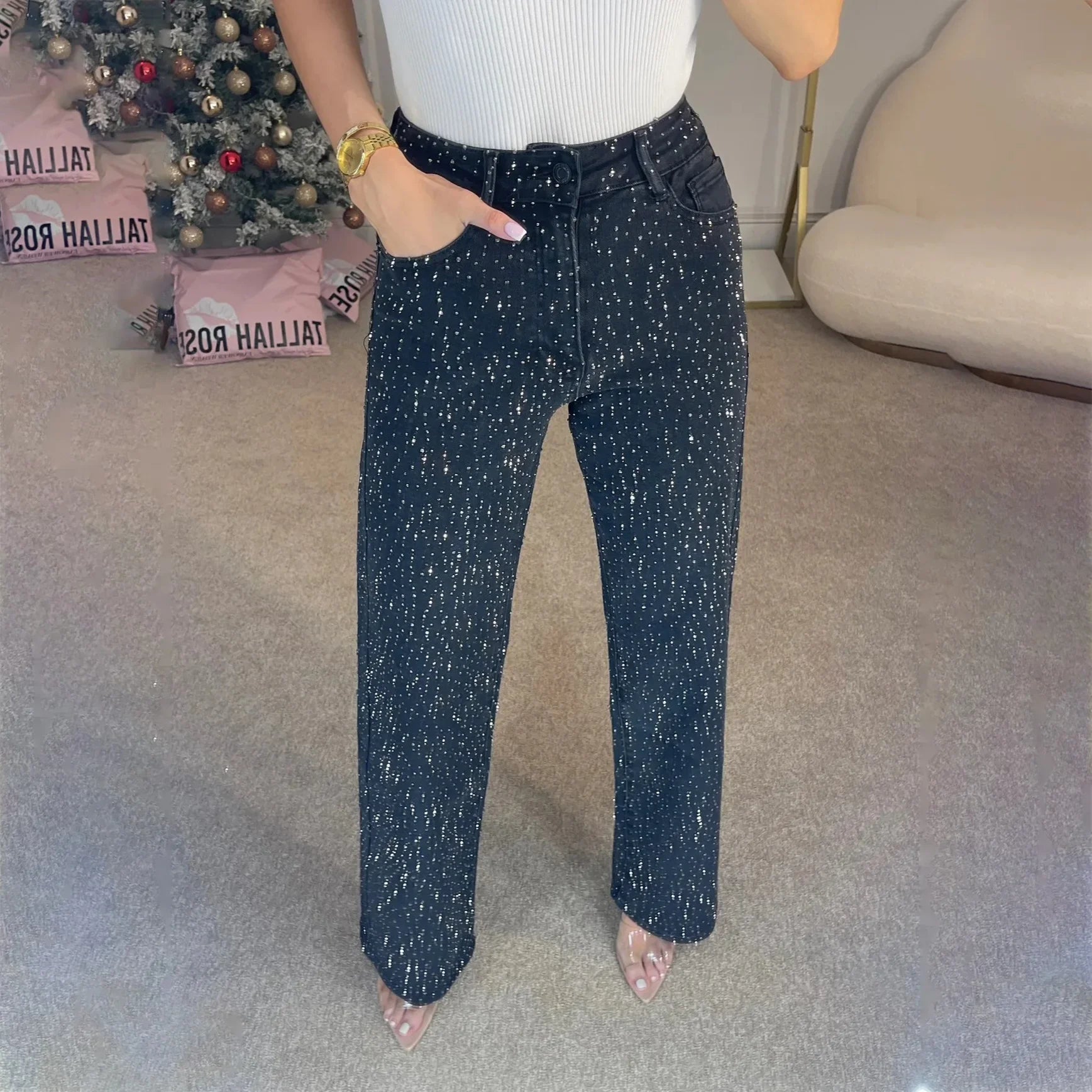Vaquero Rhinestone Vintage Straight