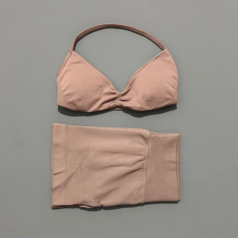 Conjunto Deportivo Tirantes Sin Costuras 2 Piezas