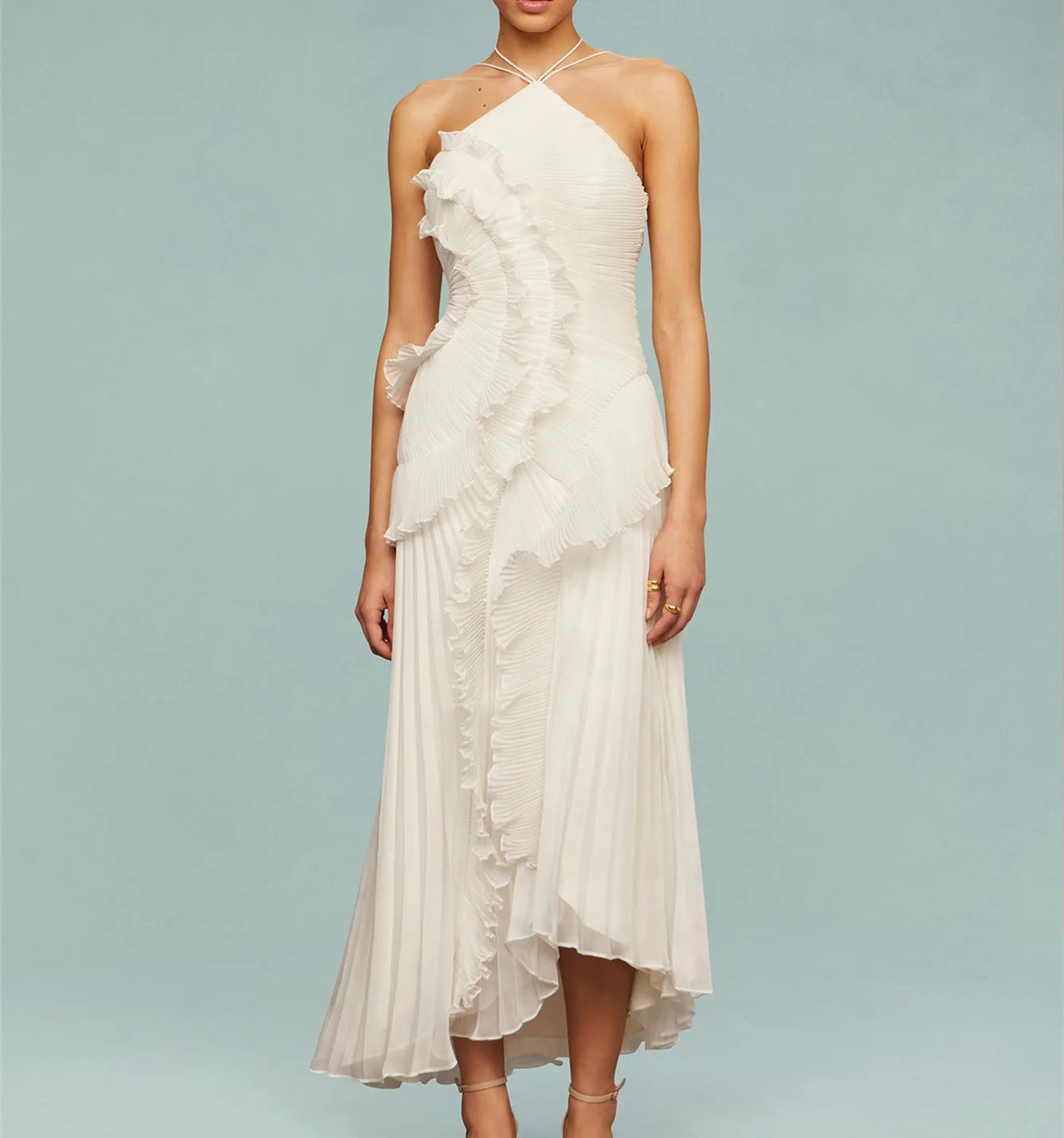 Vestido Aura Plisado