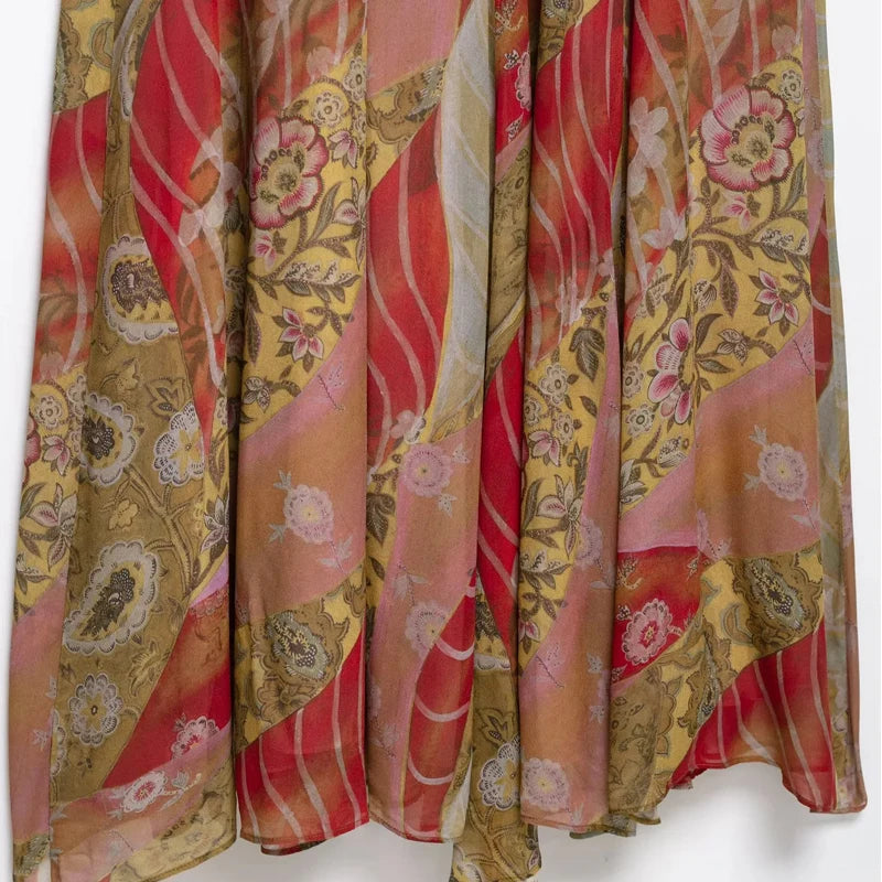Vestido Floral Tie Vintage