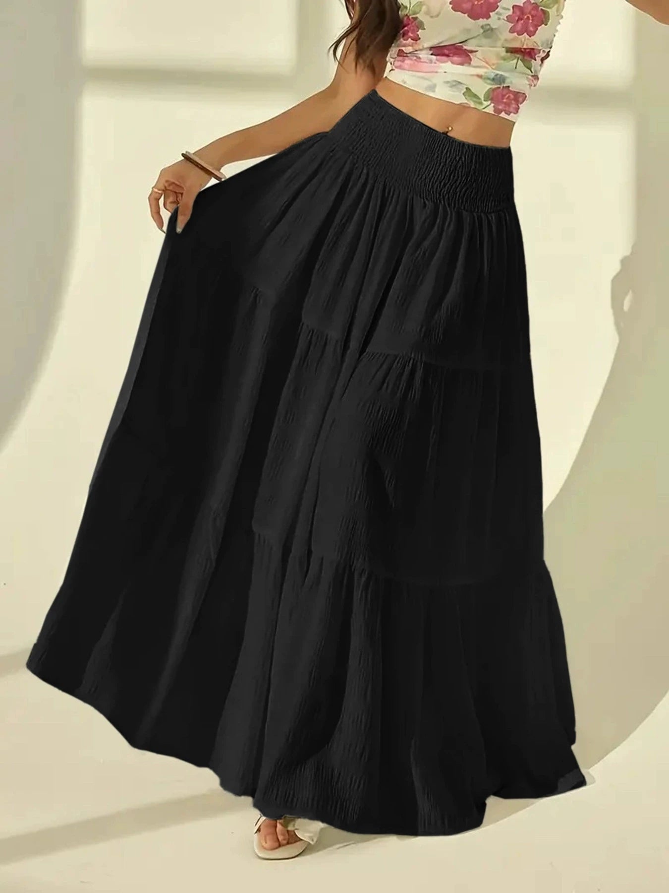 Falda Maxi Flow
