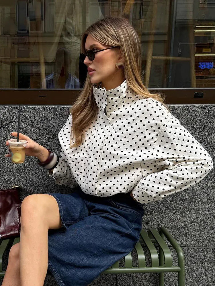 Chaqueta Polka Zip Élite